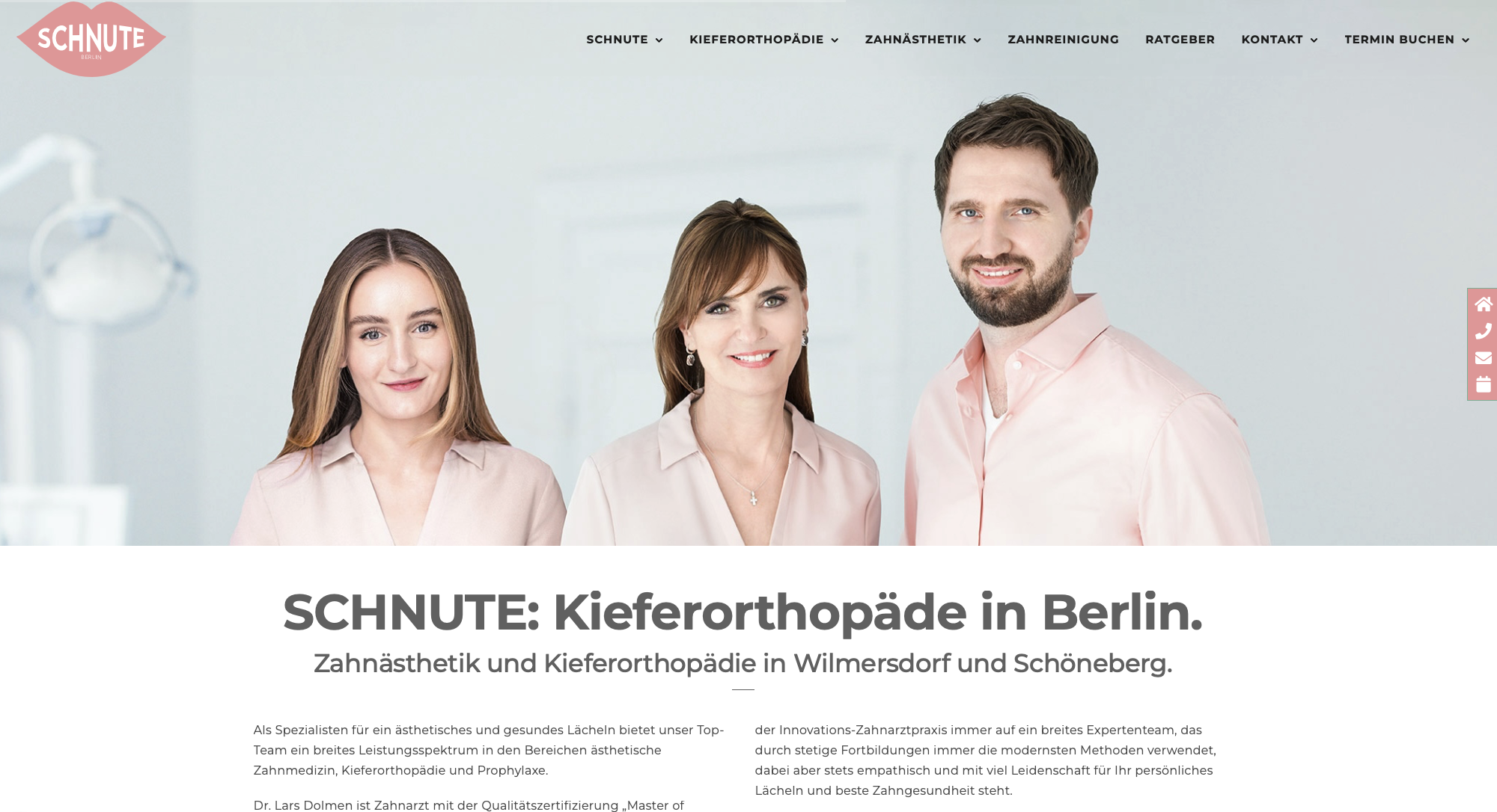 Schnute, Kieferorthopädie in Berlin, Dr. Lars Dolmen