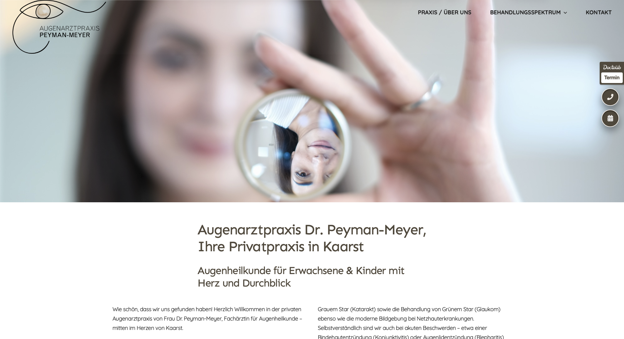 Augenarzt in Kaarst, Dr. Maryam Peyman-Meyer